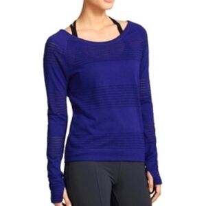 Athleta Limitless Mesh Crew Pullover